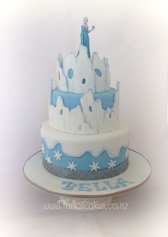 Elsa Frozen Ice Castle Cake