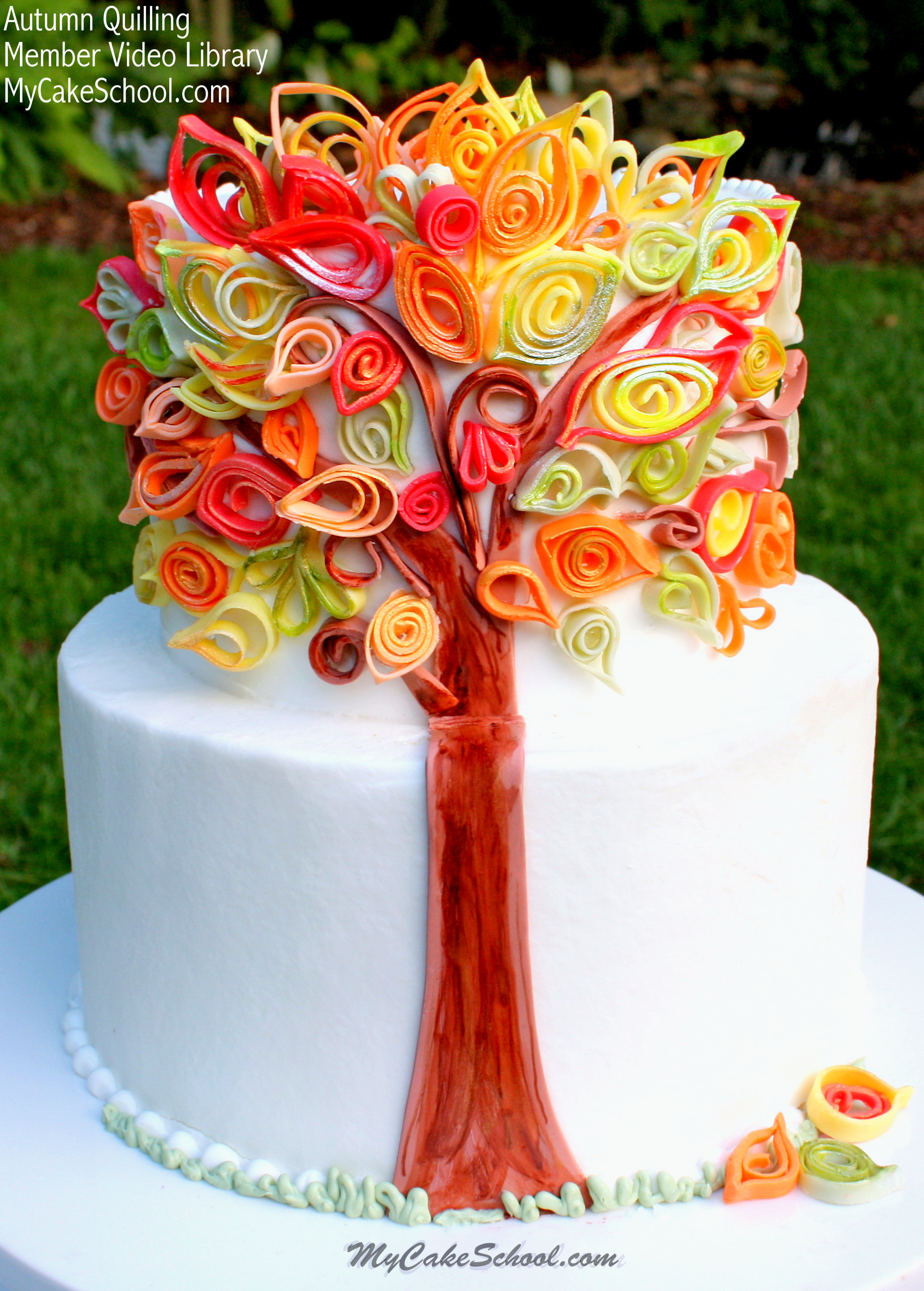 Fall Birthday Cake Idea