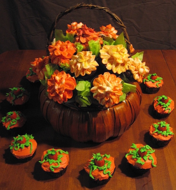 Fall Cupcake Bouquet