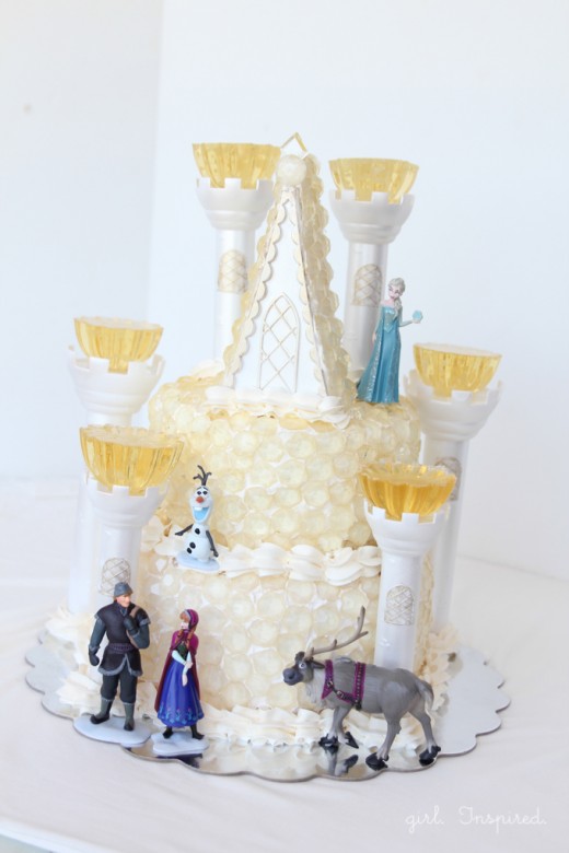 Frozen Ice Castle Birthday Cake