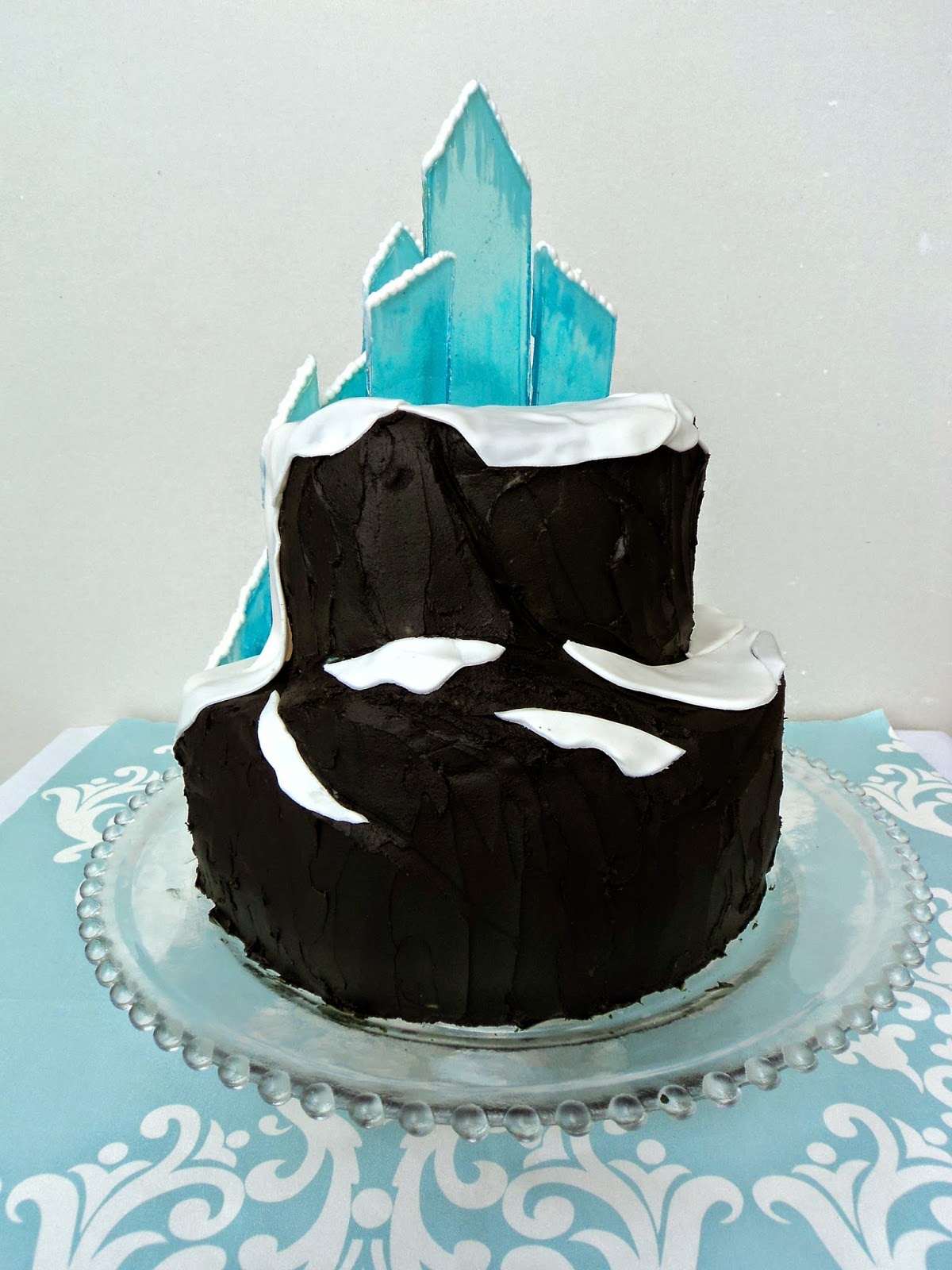 Frozen Ice Castle Cake