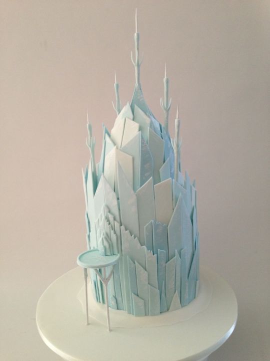 Frozen Ice Castle Cake