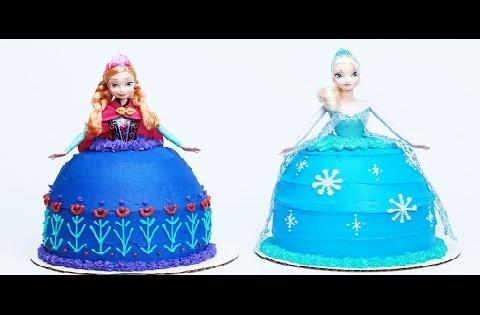 Frozen Princess Cake NERDY NUMMIES