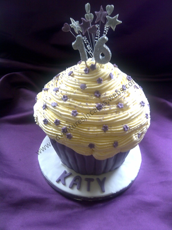 Giant Cupcake Birthday Cake