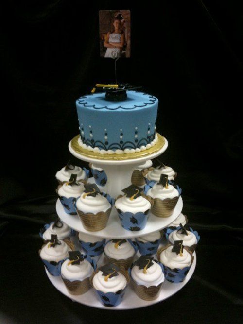 Graduation Cupcake Cake