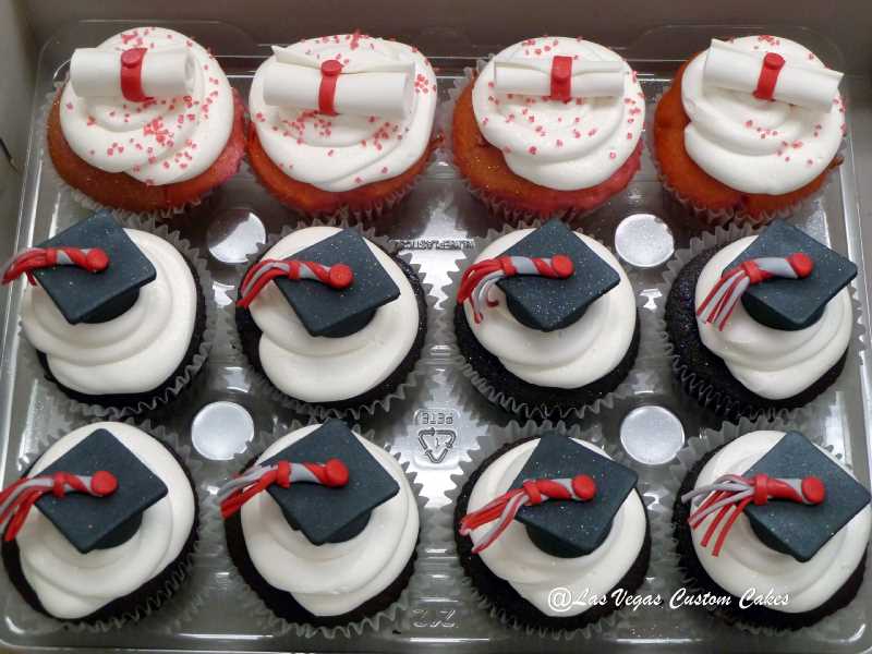 11 Photos of With Cupcakes Graduation Cakes 2016