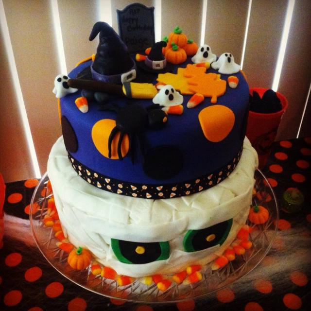 Halloween Birthday Cake