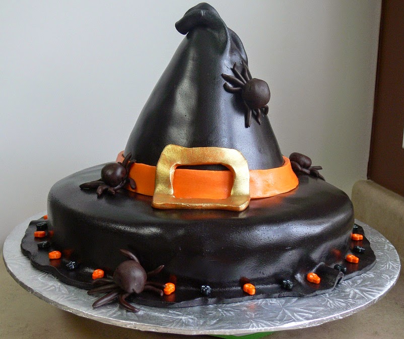 Halloween Witch Hat Cake