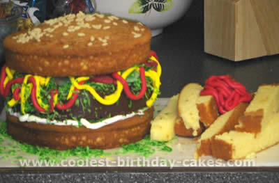 Hamburger Birthday Cake Ideas