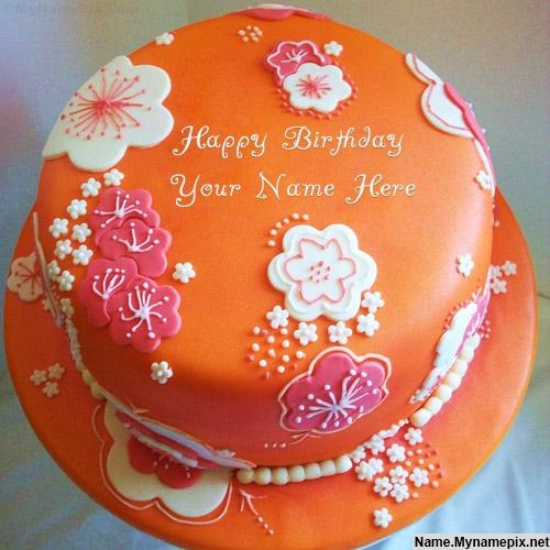 Happy Birthday Cake with Name