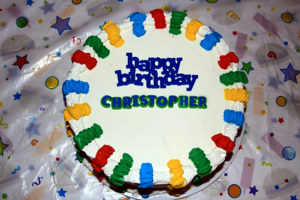 Happy Birthday Christopher Cake