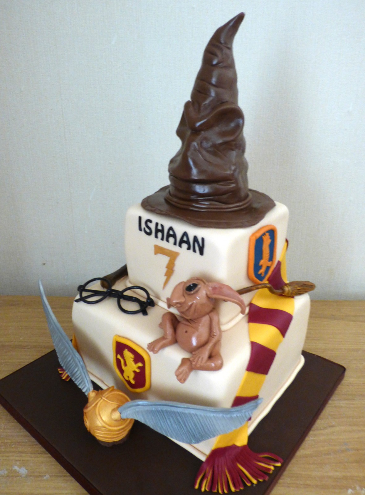 Harry Potter Themed Birthday Cake