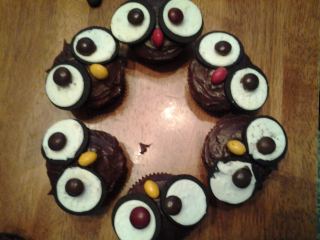 Hoot Owl Cupcakes Cake