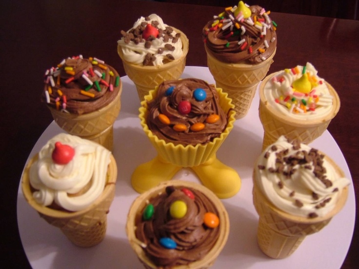 Ice Cream Cone Cupcakes