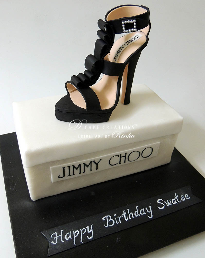 Jimmy Choo Birthday Cake