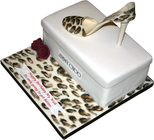 Jimmy Choo Birthday Cake