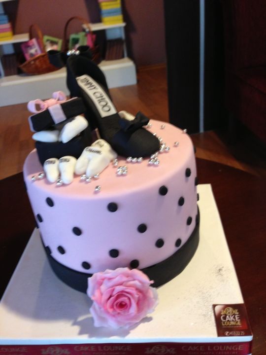 Jimmy Choo Shoe Birthday Cake