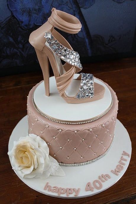 Jimmy Choo Shoe Cake