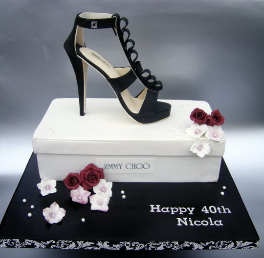 Jimmy Choo Shoe Cake