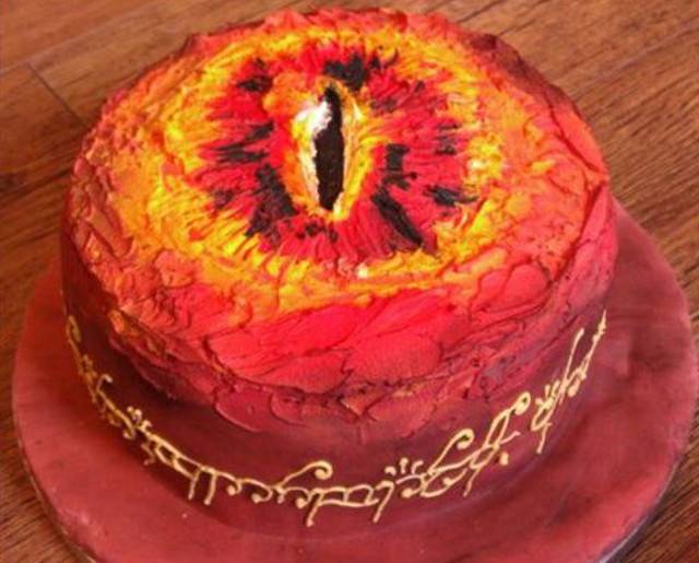 Lotr Eye of Sauron Cake