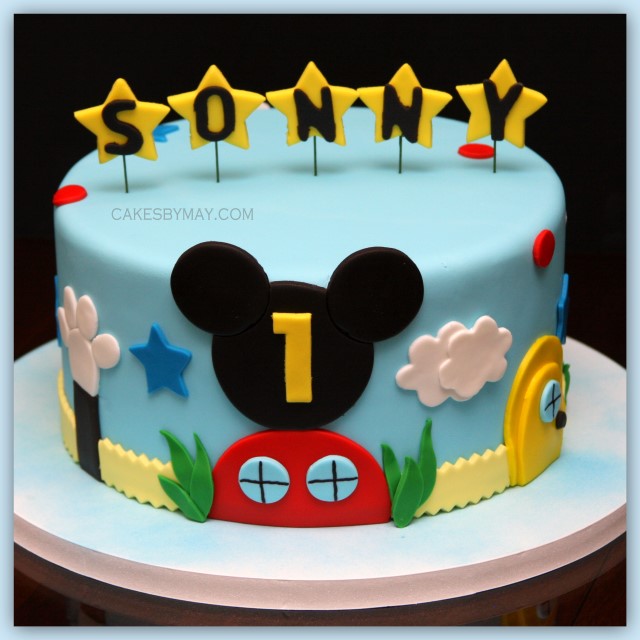 Mickey Mouse Clubhouse Birthday Cake