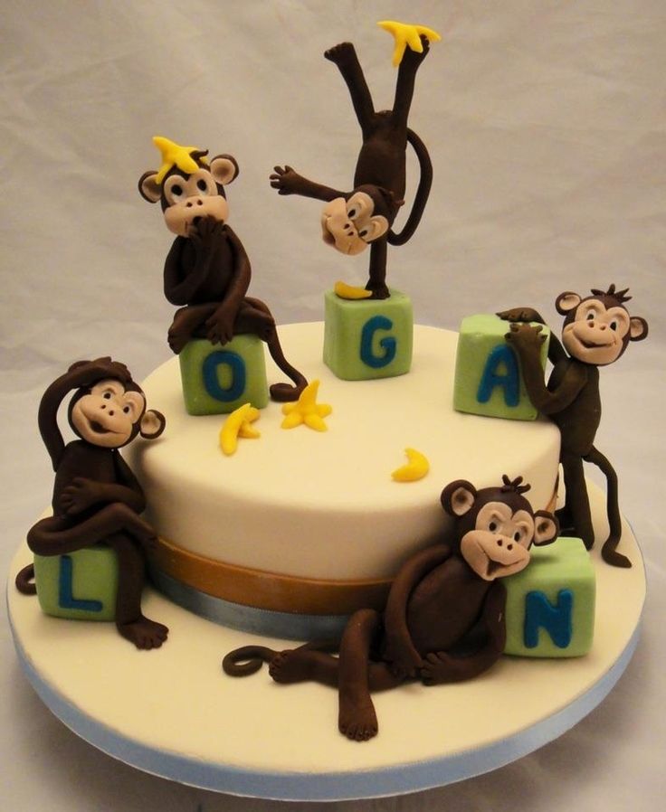 Monkey Baby Shower Cake Ideas