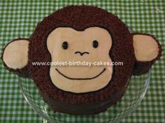 Monkey Birthday Cake