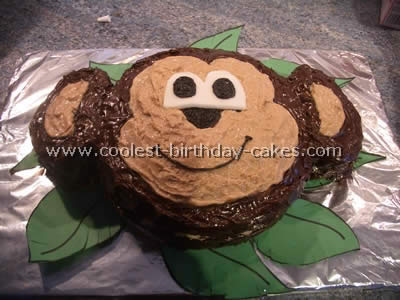 Monkey Birthday Cake