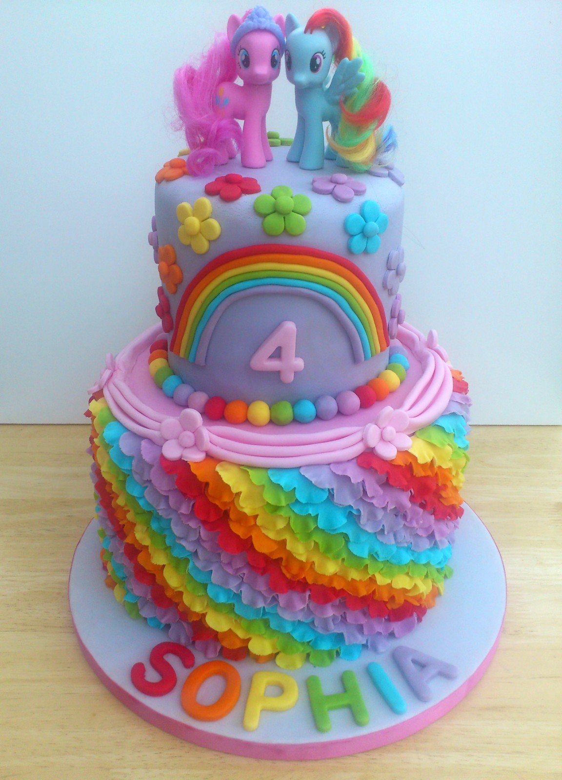 My Little Pony Rainbow Birthday Cake