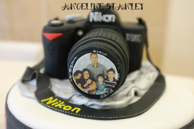 Nikon Camera Birthday Cake