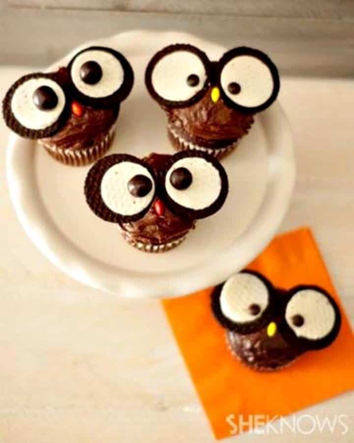 Owl Halloween Cupcakes Recipes