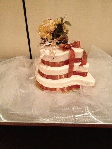 Paisley Shaped Wedding Cake