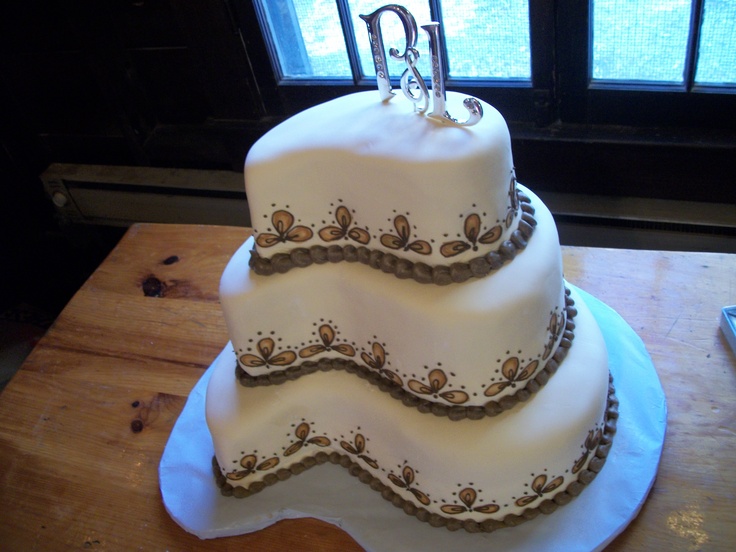 Paisley Wedding Cake