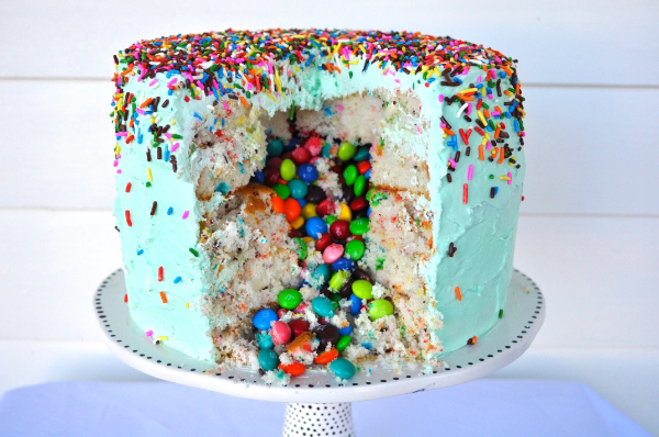 Pinata Filled with Candy Cake