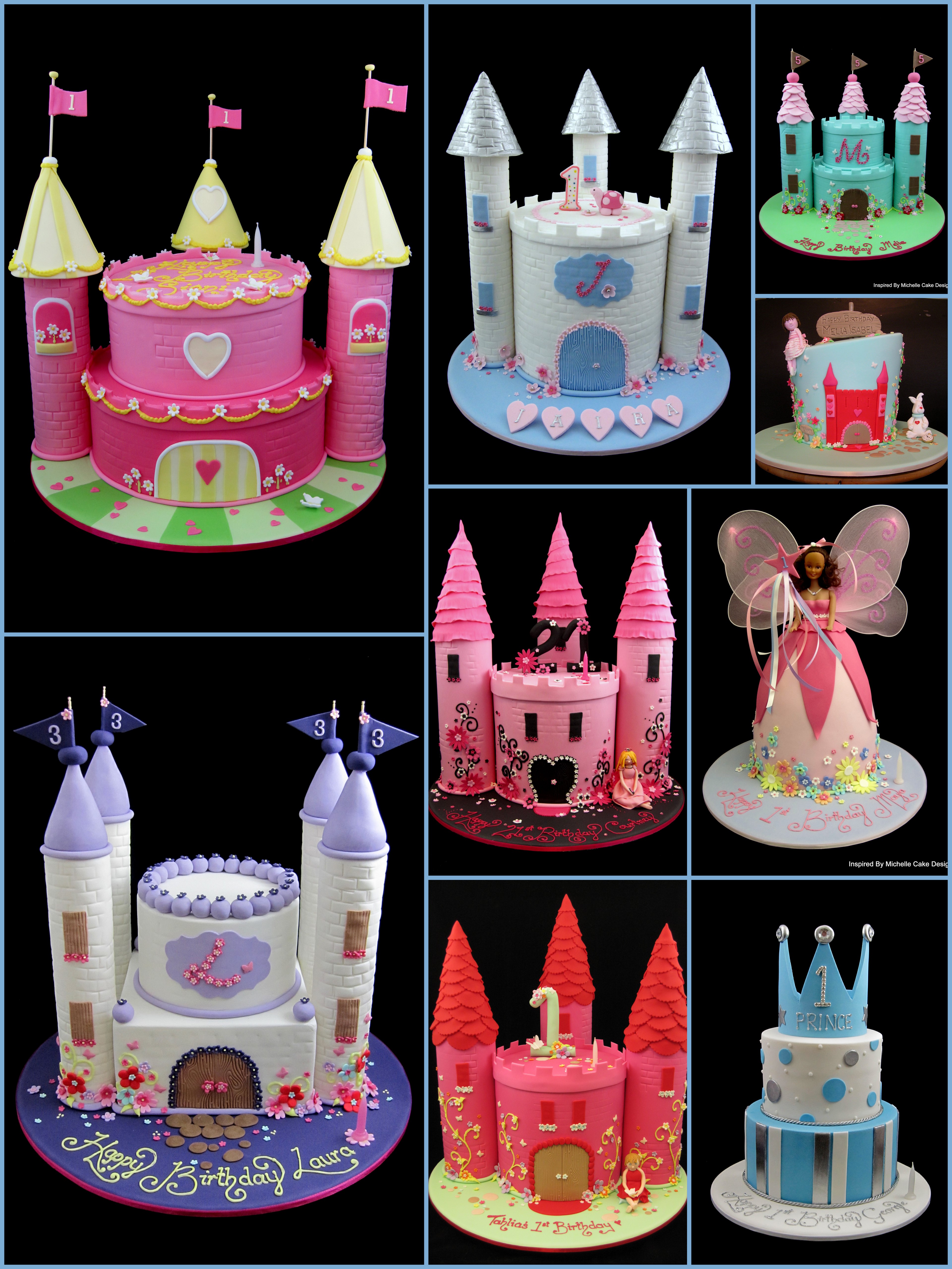 Princess Castle Birthday Cake Ideas