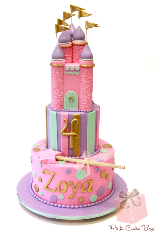 Princess Castle Birthday Cake