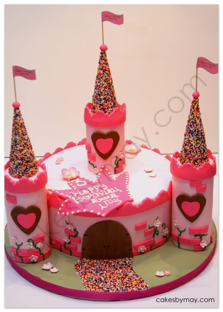 Princess Castle Birthday Cake