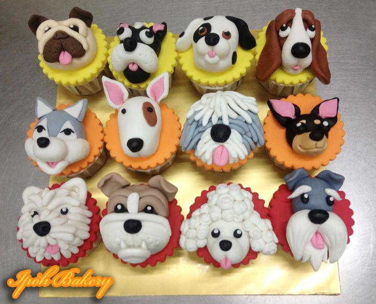 Puppy Dog Cupcake Cake