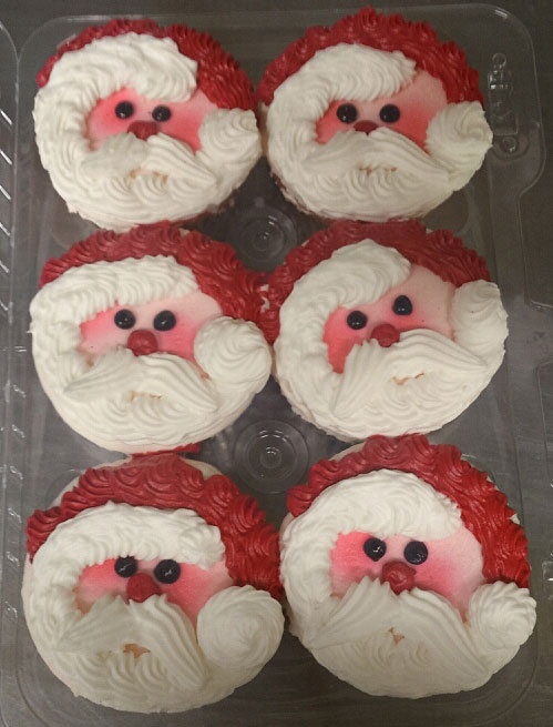 Santa Face Cake Ideas