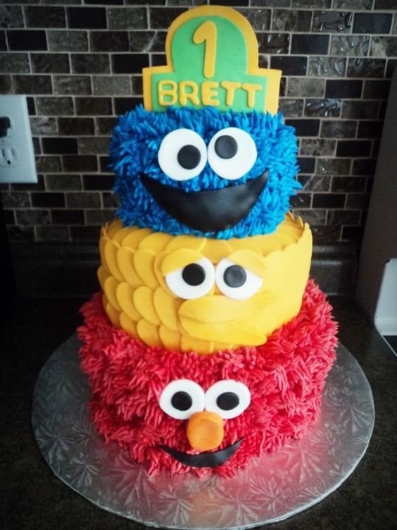 Sesame Street Cake