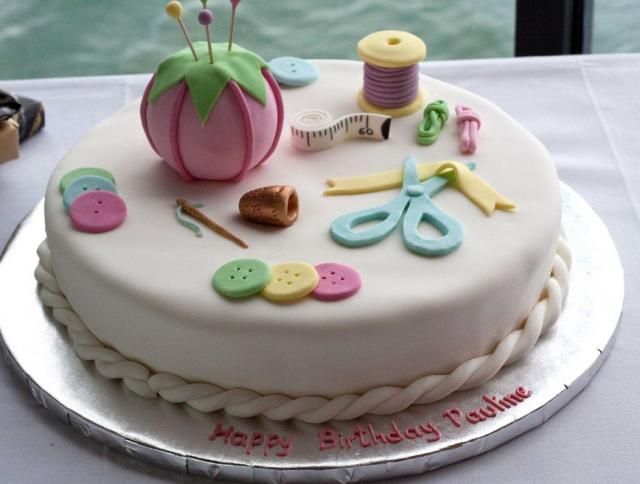 Sewing Birthday Cake