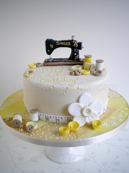 Sewing Machine Cake