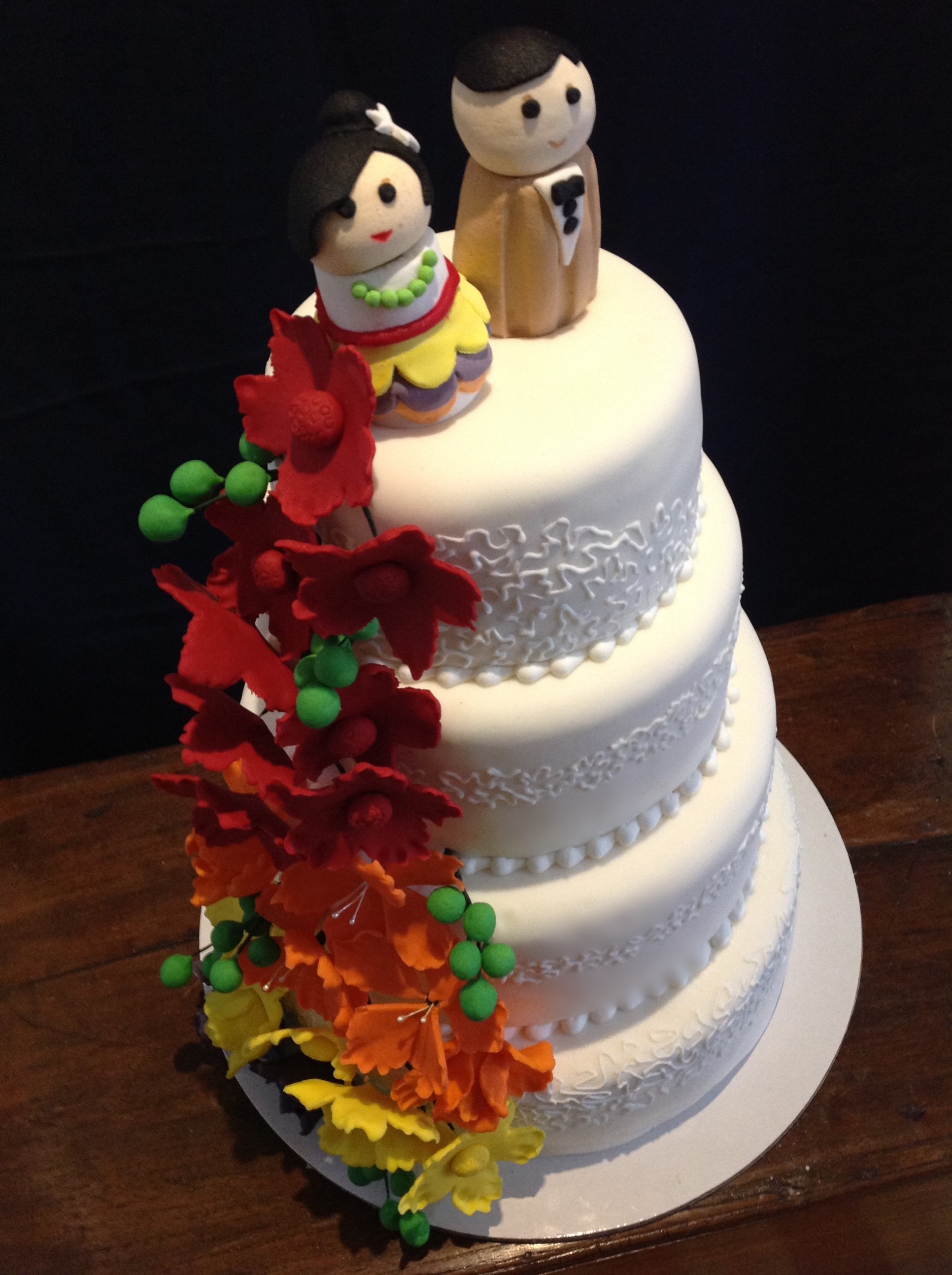 Skittles Wedding Cake