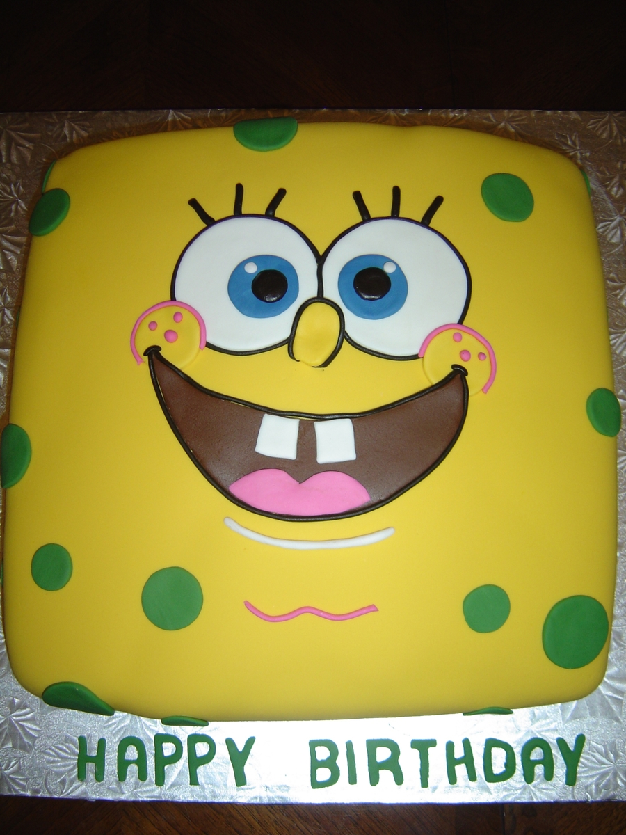 Spongebob SquarePants Birthday Cake