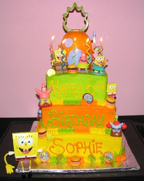 Spongebob SquarePants Birthday Cake