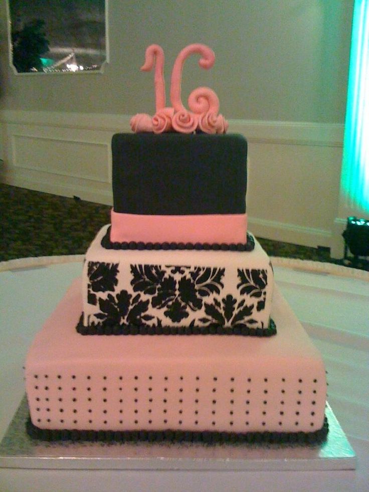 Sweet 16 Birthday Cake