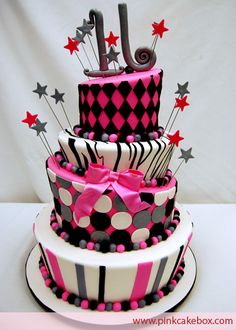 Sweet 16 Birthday Cakes for Girls