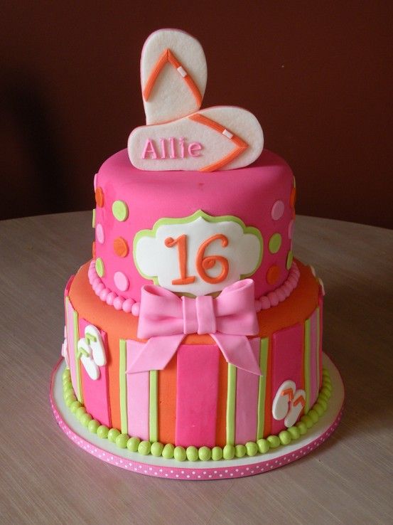 11 Photos of Super Sweet 16th Birthday Cakes