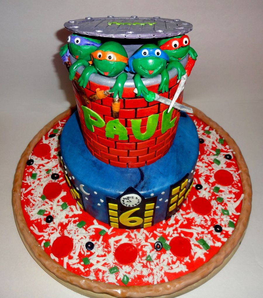 Teenage Mutant Ninja Turtle Cake