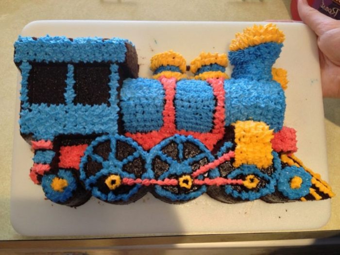 Train Birthday Cake Toppers